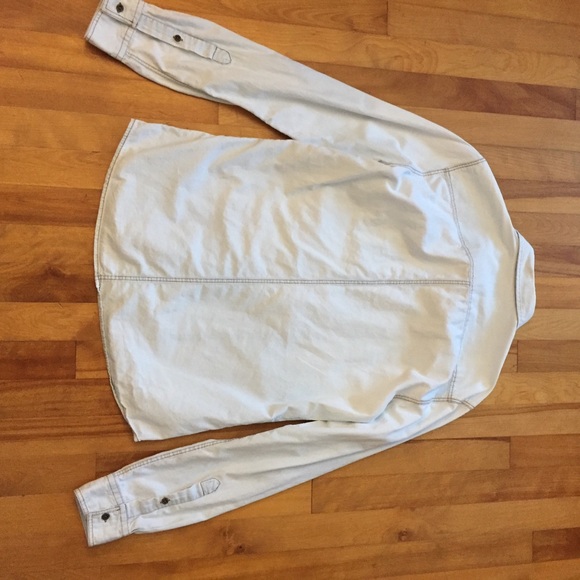 Mavi Faded Blue Roll Sleeves Button Down - Picture 7 of 13